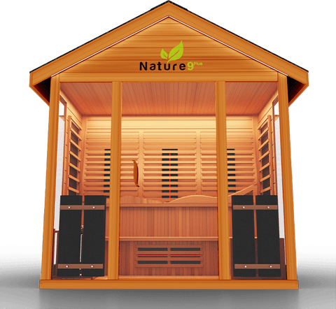 Image of Medical Sauna  Nature 9™ Plus - Hybrid - Outdoor Medical Sauna