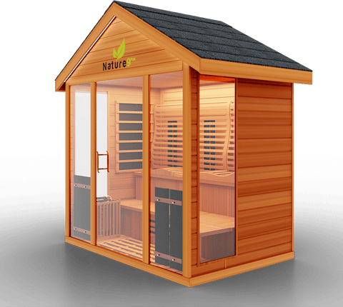 Image of Medical Sauna  Nature 9™ Plus - Hybrid - Outdoor Medical Sauna