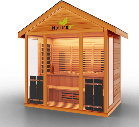 Image of Medical Sauna  Nature 9™ Plus - Hybrid - Outdoor Medical Sauna