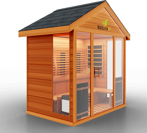 Image of Medical Sauna  Nature 9™ Plus - Hybrid - Outdoor Medical Sauna