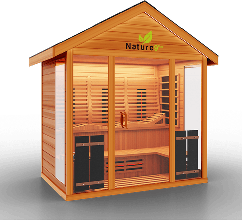 Image of Medical Sauna  Nature 9™ Plus - Hybrid - Outdoor Medical Sauna