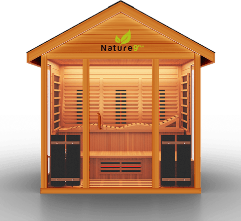 Image of Medical Sauna  Nature 9™ Plus - Hybrid - Outdoor Medical Sauna