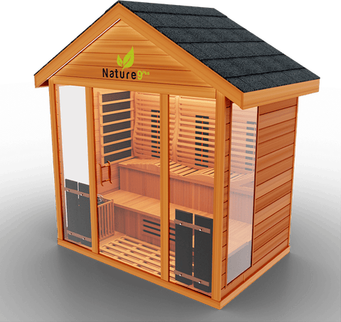 Image of Medical Sauna  Nature 9™ Plus - Hybrid - Outdoor Medical Sauna