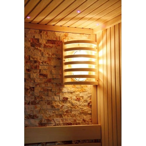 Image of SunRay Sauna 2 Person Luxury Traditional Sauna - Rockledge 200LX