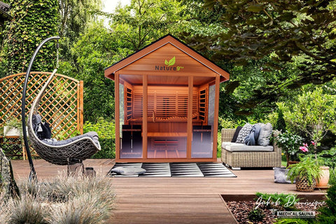 Image of Medical Sauna  Nature 9™ Plus - Hybrid - Outdoor Medical Sauna