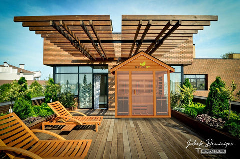 Image of Medical Sauna  Nature 9™ Plus - Hybrid - Outdoor Medical Sauna