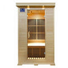 SunRay Sauna 2 Person Hemlock Sauna w/Ceramic Heaters - HL200C Evansport