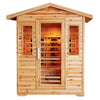 SunRay Sauna 4 Person Outdoor Sauna w/Ceramic Heaters - HL400D Cayenne