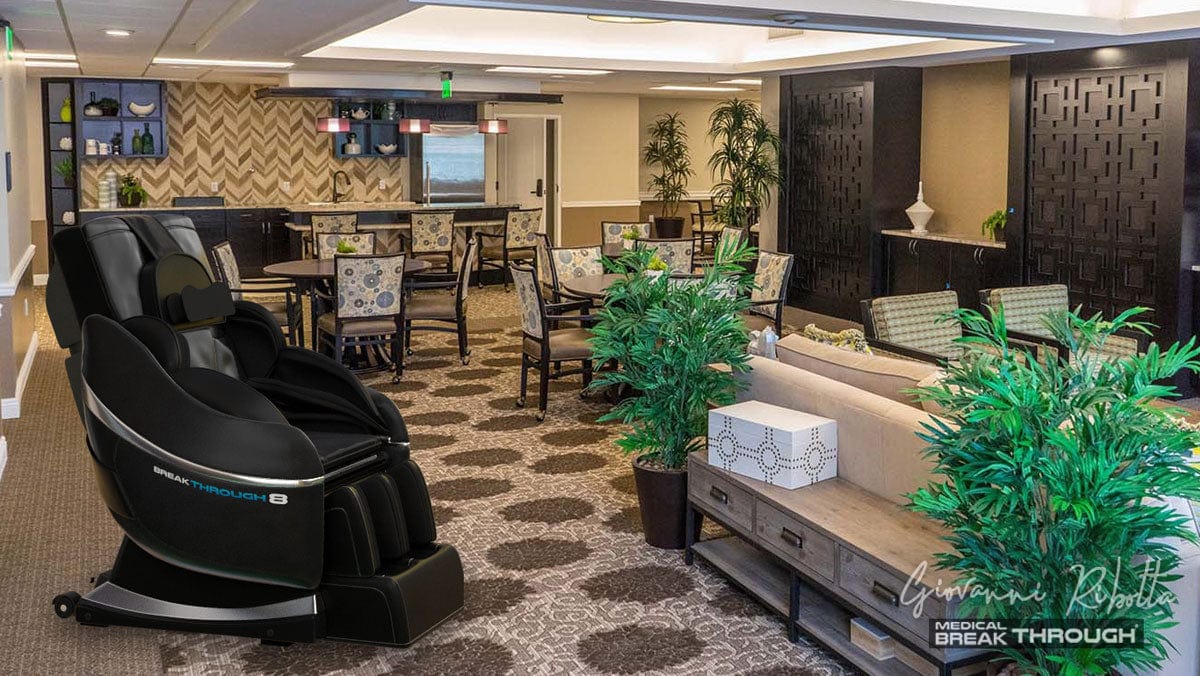 Medical Sauna  Medical Breakthrough 8™ Plus Massage Chair - Open Feet