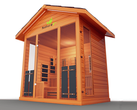 Image of Medical Sauna  Nature 8™ Plus - Hybrid - Outdoor Medical Sauna